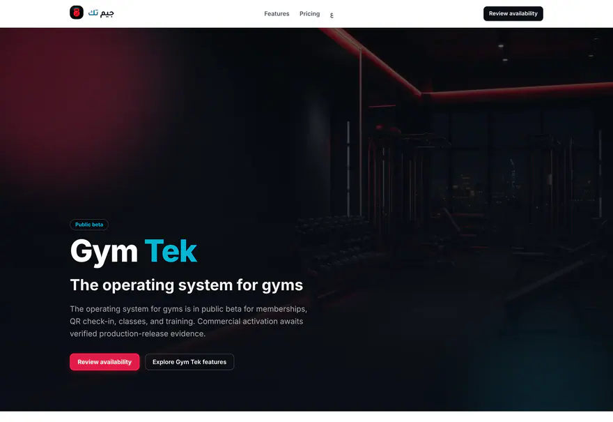 Gym Tek — Gym Tek — Home