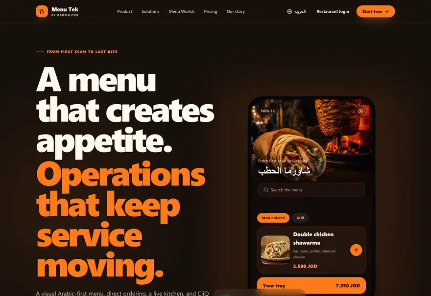 Menu Tek — Menu Tek — Home