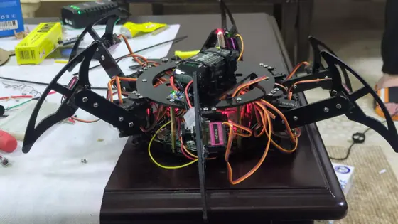 Advanced Hexapod Robot — Lab captures — Screen 01