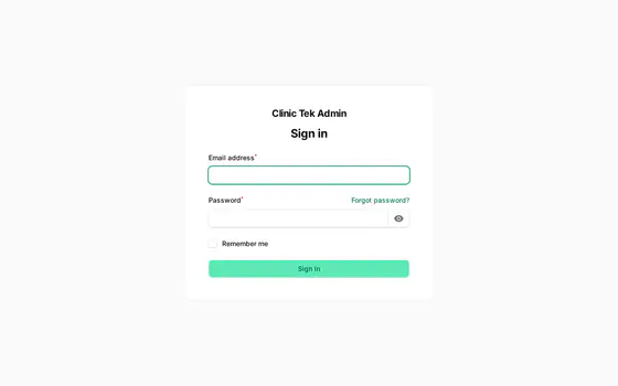 Clinic Tek — Platform admin — Add-ons