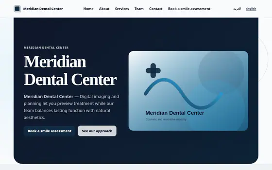 Clinic Tek — Published clinic site — Published tenant website home
